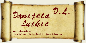 Danijela Lutkić vizit kartica